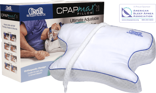 Our CPAPMax 2.0 Pillow is fully height adjustable with comfort surface options for CPAP users